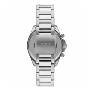 Lee Cooper LC08067.350 Erkek Kol Saati – Siyah Kadran, Kronograf Tasarım, Çelik Bilezik