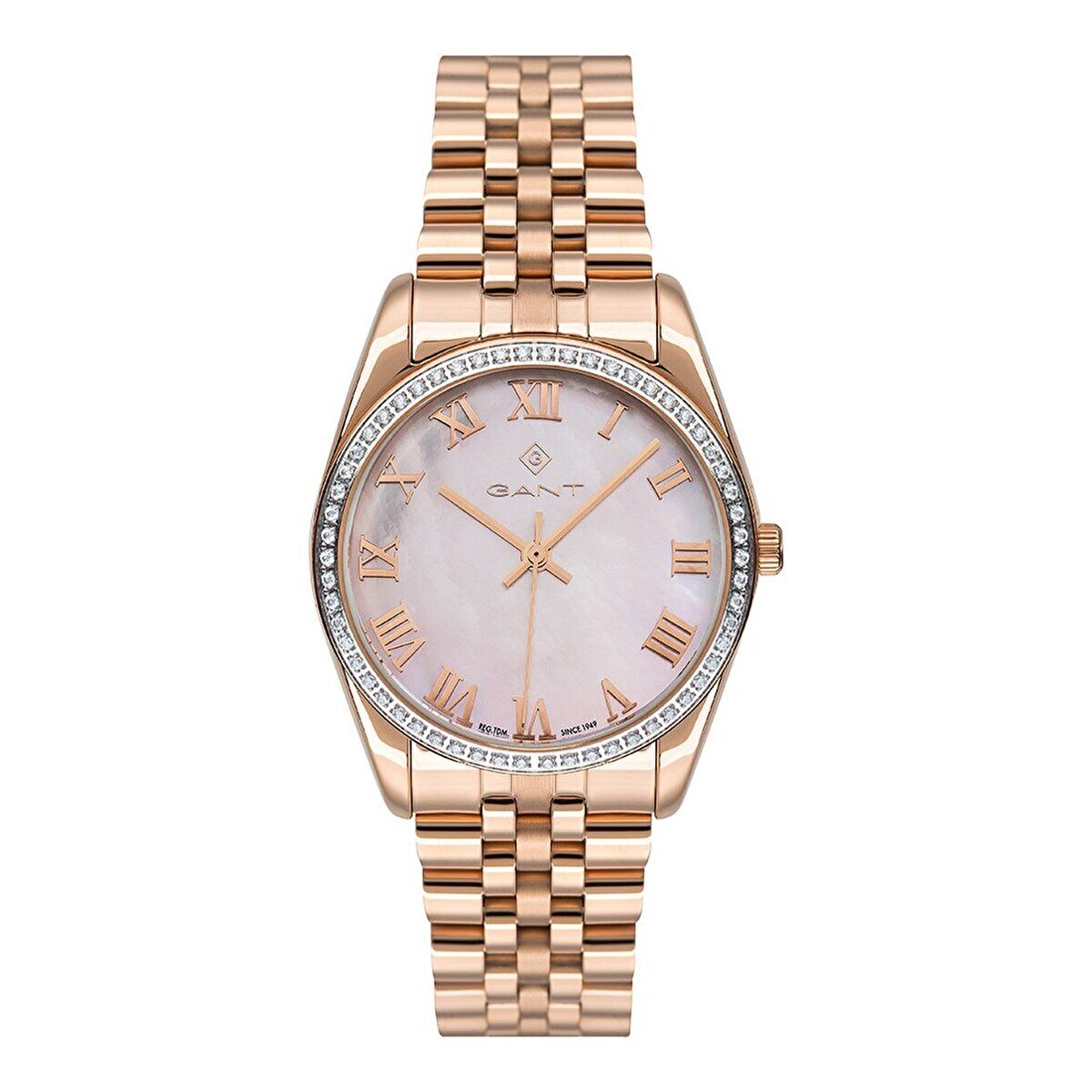 Gant GT073002Y Kadın Kol Saati – Rose Gold Çelik, 34 mm, Quartz Mekanizma