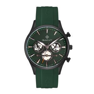 Gant GT131014 Erkek Kol Saati – Yeşil Kadran, Çelik Kasa & Silikon Kayış
