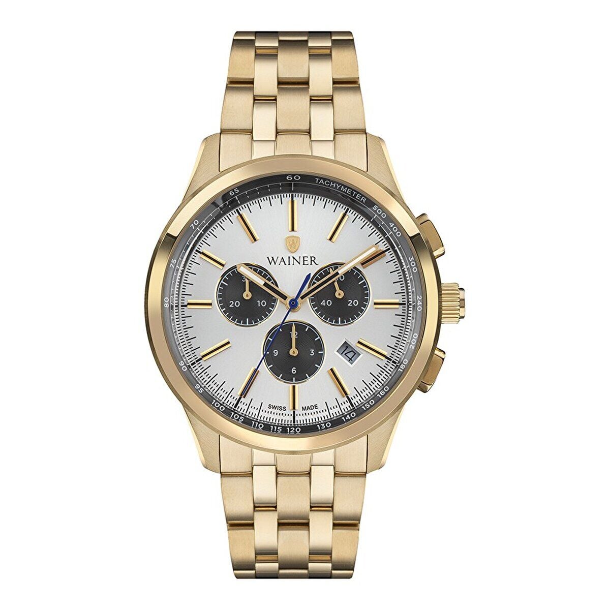 Wainer WA.12320-A Erkek Kol Saati | 44 mm Çelik, Quartz, Kronograf