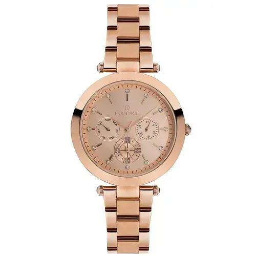 Essence ES6632FE.410 Kadın Kol Saati | 34 mm Rose Gold Çelik Kasa ve Kordon