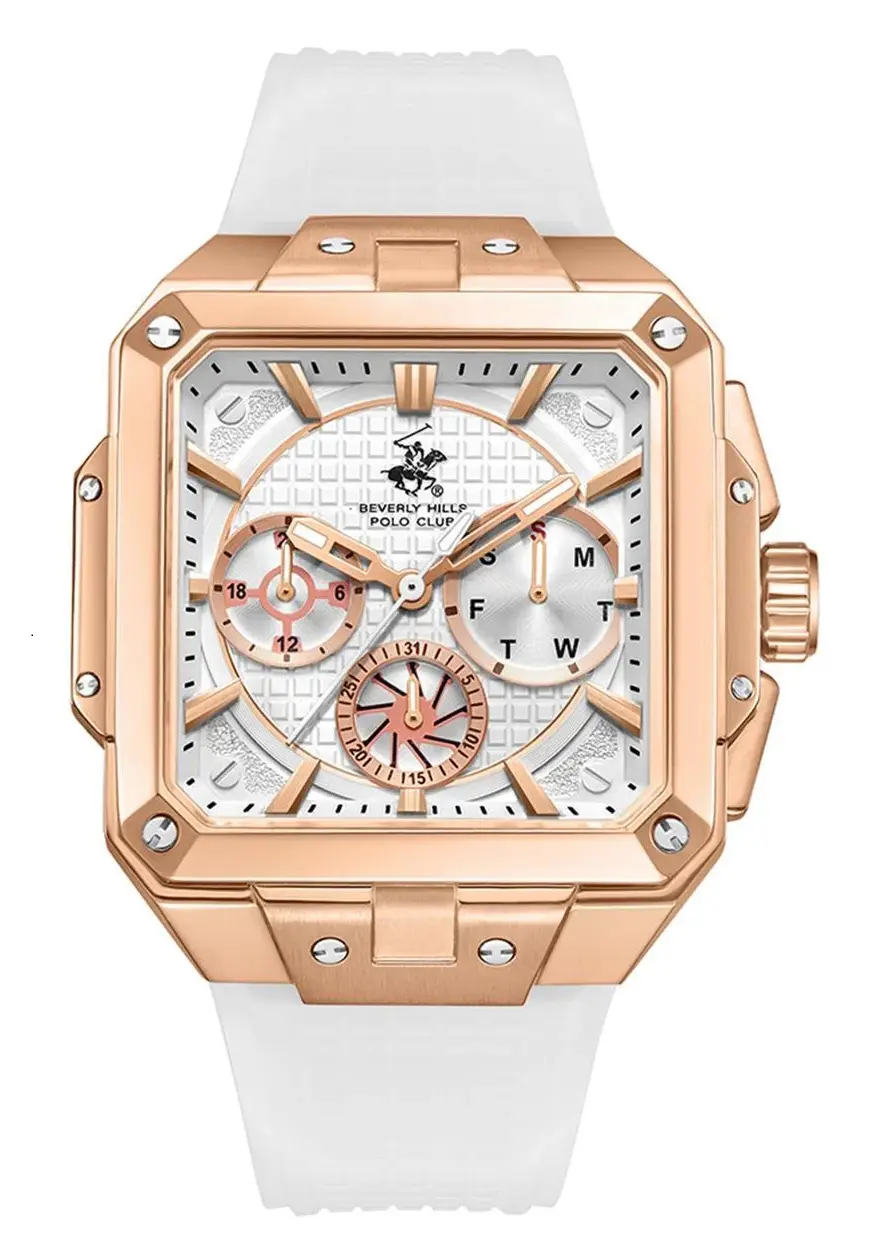 Beverly Hills Polo Club BP3742X.433 Erkek Kol Saati | 45mm, Seramik Safir Kaplama Cam, 10 ATM