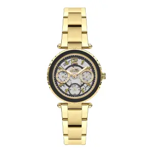 Slazenger SL.09.2286.4.02 Kadın Kol Saati | 32 mm Altın Renk Kasa, Çok Göstergeli Kadran