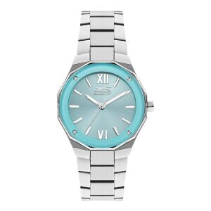 Slazenger SL.09.2258.3.05 Kadın Kol Saati | 38 mm Sekizgen Çelik Kasa, Mavi Kadran