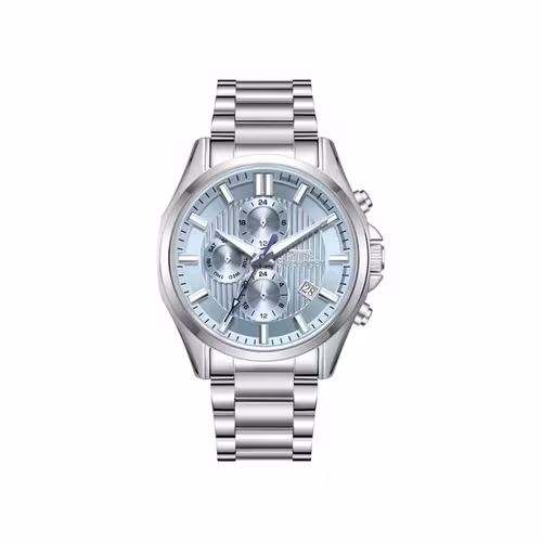Slazenger Erkek Analog Quartz Multifonksiyon Takvimli 43 mm Çelik Kasa Mineral Cam ,5 ATM Su Geçirmez Kol Saati