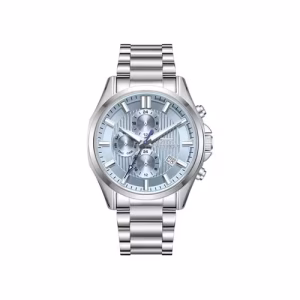 Slazenger Erkek Analog Quartz Multifonksiyon Takvimli 43 mm Çelik Kasa Mineral Cam ,5 ATM Su Geçirmez Kol Saati